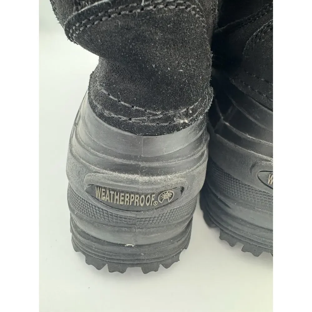 Thermo Lite Mens 9 Wide Winter Snow Boots Black Insulated Duck Weatherproof Warm